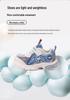 Spring Kids' Breathable Mesh Velcro Light-Up Shoes for Boys & Girls