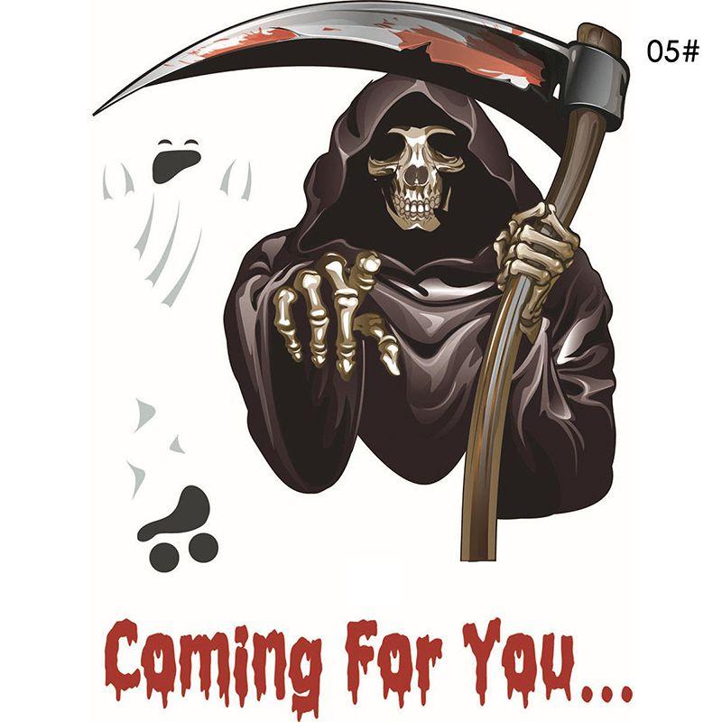 

Premium Quality Halloween Party Diy Witch Stickers Skeleton Ghost Window Wall Decals Decor 5