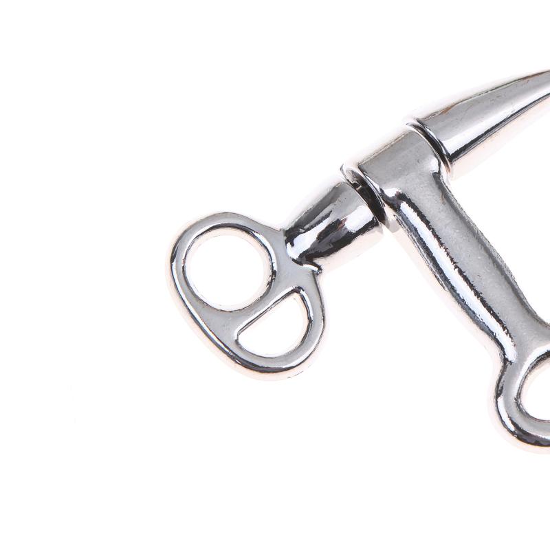 Alloy Horse Bit Charm Keychain Metal Ring Pendant Bag Decoration Backpack Accessory For Men And Women