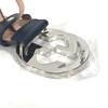 GUCCI 411924 GG interlocking G Belt Accessories belt Leather/Canvas Navy/Red