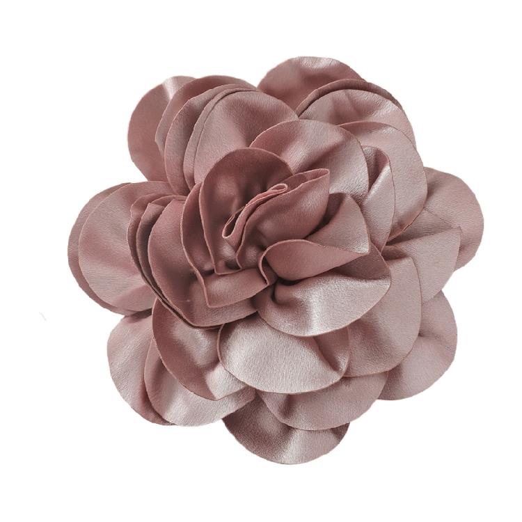 Stylish Fabric Flower Brooch Peony Lapel Pin Elegant Jewelry Accessory for Women