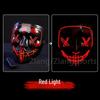 LED Cyberpunk Halloween Blood-Stained Ghost Mask