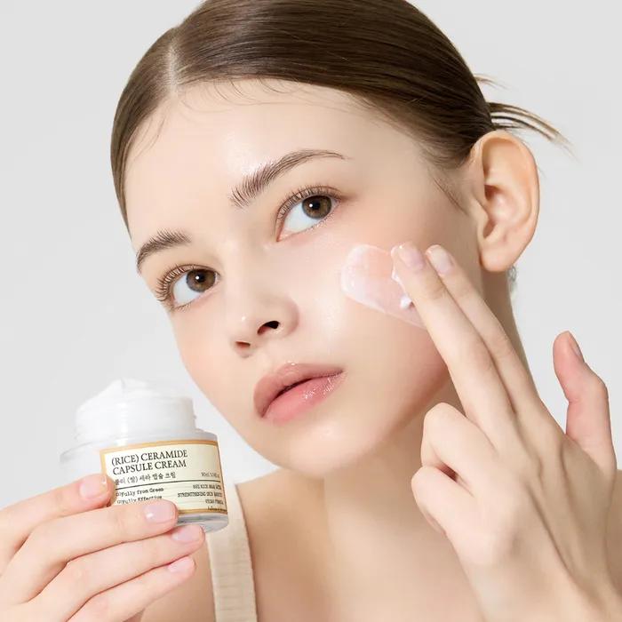 [1+1] Vollständig vegane Reis-Cera-Kapselcreme