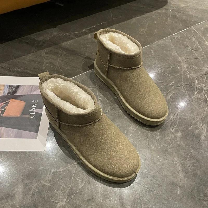 

Мода 2024 Новые Зимние Снежные Ботинки Зимние Снежные Хлопковые Туфли Плюс Бархат Утолщенные Нескользящие Теплые Женские Ботинки Обувь для Женщин Уличная 40 малиновый