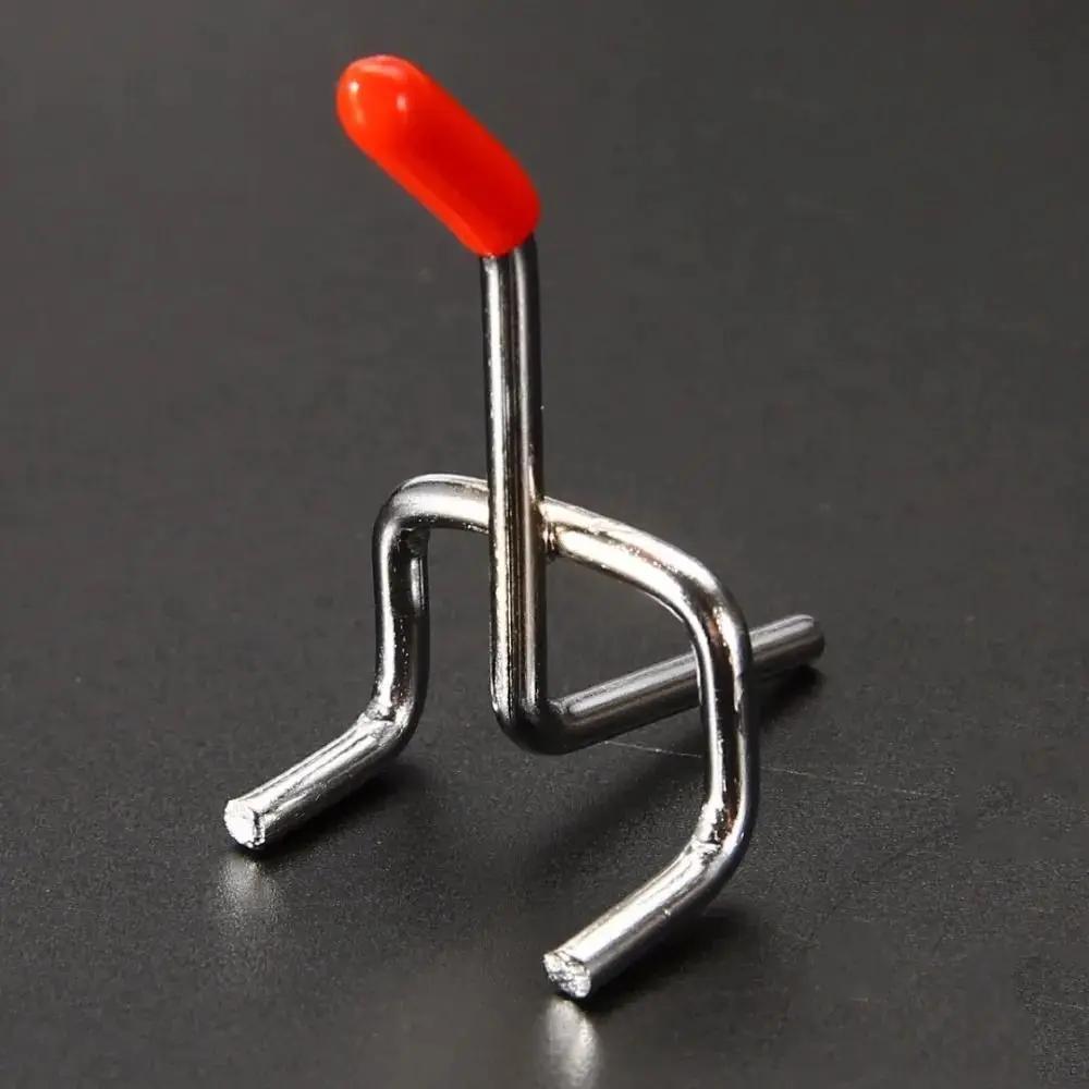 1Pcs Storage Rack Hole Board Hook Steel Hardware Tool Oblique Hanger Wall Mount 5/7/10/15/20cm Pegboard Hook for Shop Good Shelf