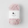 5 balls of raw wool yarn, Fab Fur, medium weight, 40g (68m), 80% nylon, 20% polyester (Pale Pink)