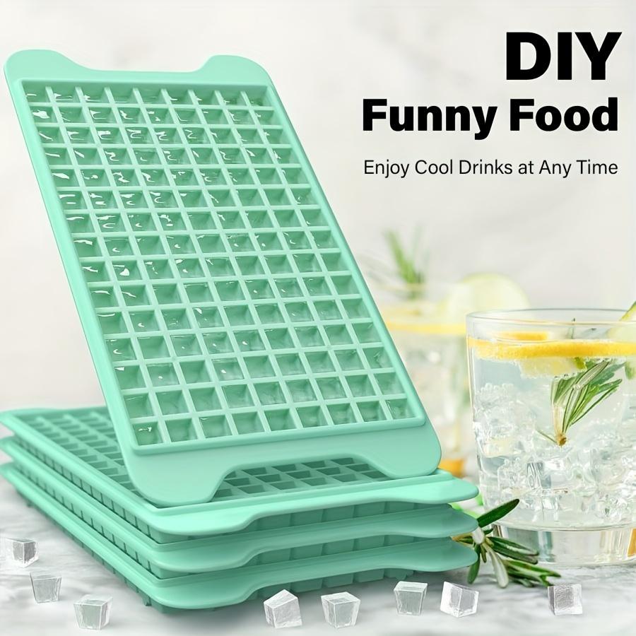 

6pcs/1Set Mini Ice Cube 540 Grids Large Ice Cube Tray, Easy to Take Ice Ice Cube Mold with Ice Container And Ice Scoop, Refreshing All Summer. рожевий