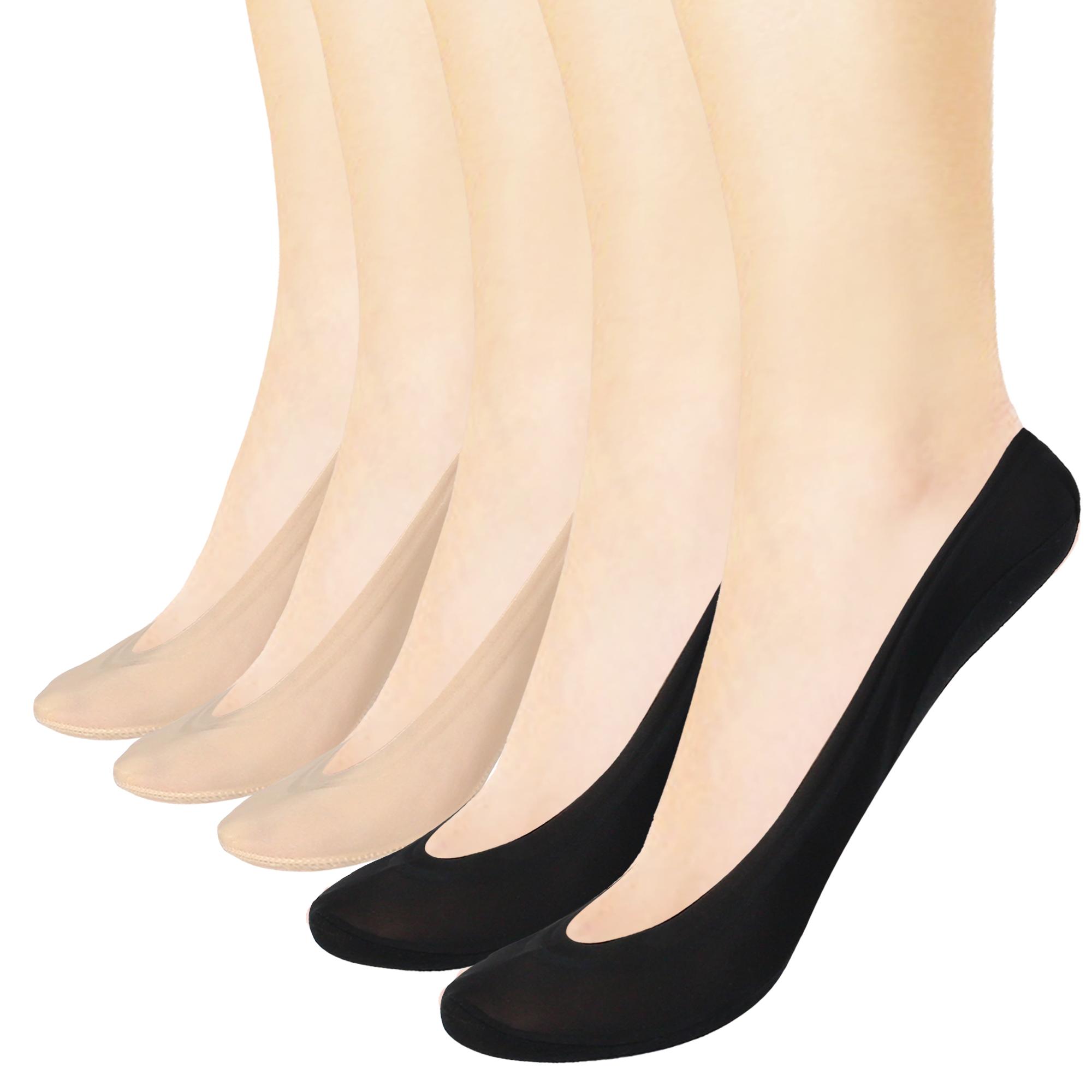 

5 Pairs Ultra Low Cut Liner Socks for Women, No Show Non Slip Hidden Invisible Socks United States
