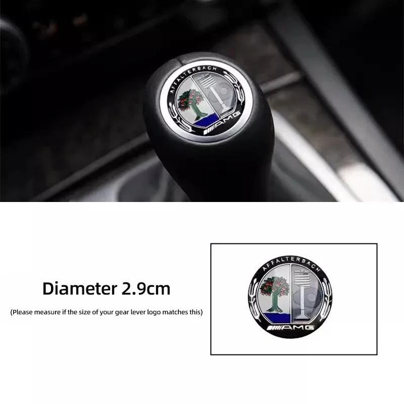GLC GLB Car Gearbox Control Lever Sticker Shift Handle Decals Accessories For Mercedes Benz AMG W204 W205 W203 W211 W212 W213 W