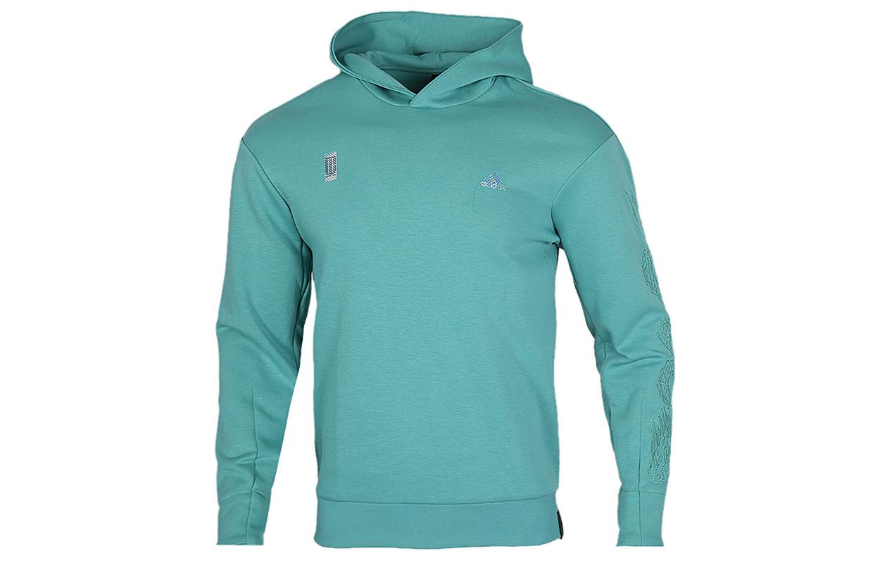 Adidas Sweatshirts Men s Emerald Hooded Moderate Regular FM9334 XS