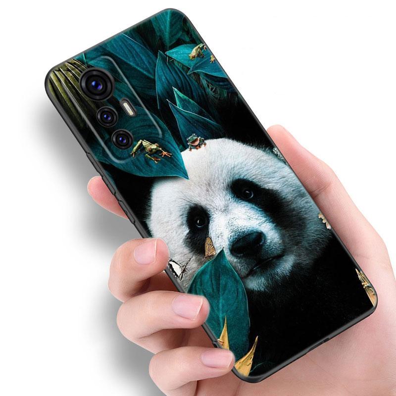 Animal Fox Wolf Flowers Phone Case For Xiaomi Mi A2 8 9 SE Note 10 10T 11 12 Lite 9T 11T 12S 12T Pro A3 6X 12X TPU Black Cover