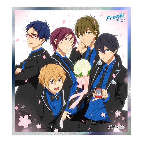 Genuine FREE! Boys' Swim Club Merchandise - Featuring Haruka Nanase, Rin Matsuoka, and Nagisa Hazuki Laser Color Paper
