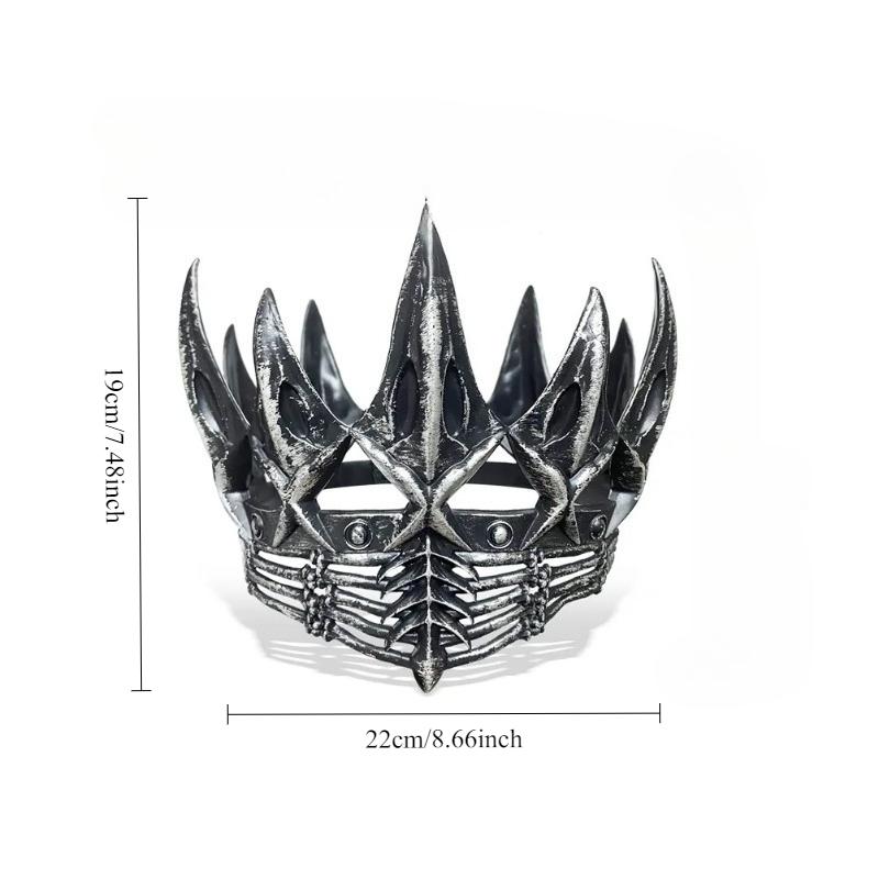 Gothic Dark Vintage Crow Crown for Women Men Cosplay Party Ball Unique Gothic Raven Headpiece Accessories Perfect for Halloween
