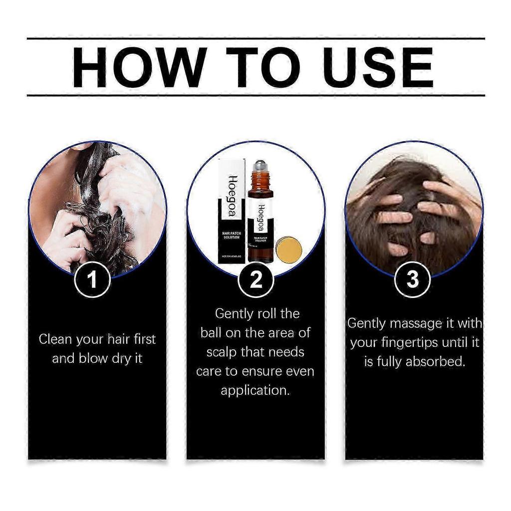 Revitalizing Roll-On Hair Essence for Stronger, Shinier, and Nourished Hair Roots  Moisturizing, Strengthening, and Scalp Care for All Hair Types