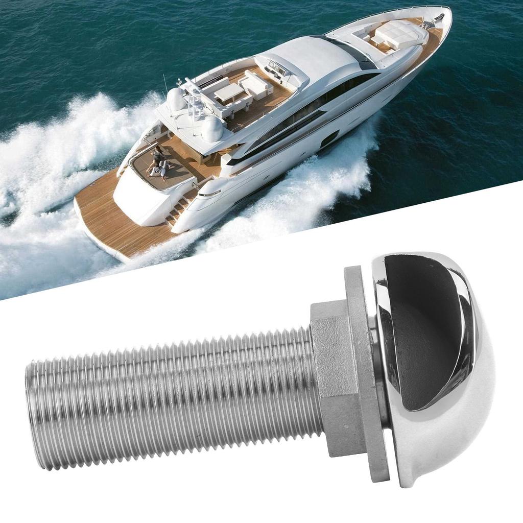 1in Dia Straight Marine Hose Barb Fitting Drain Pipe Thru Hull Connector for