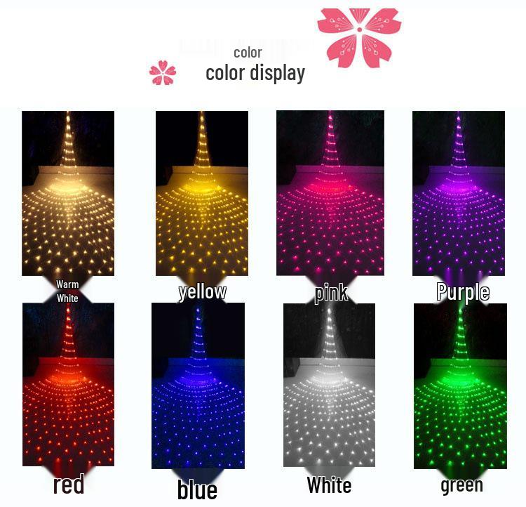 24V Solar LED Net Lights: Colorful, Waterproof, Outdoor Decorative Christmas Lights