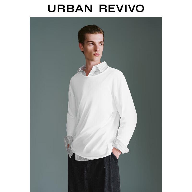 

UR Men s Loose Fit Round Neck Long Sleeve T-Shirt M