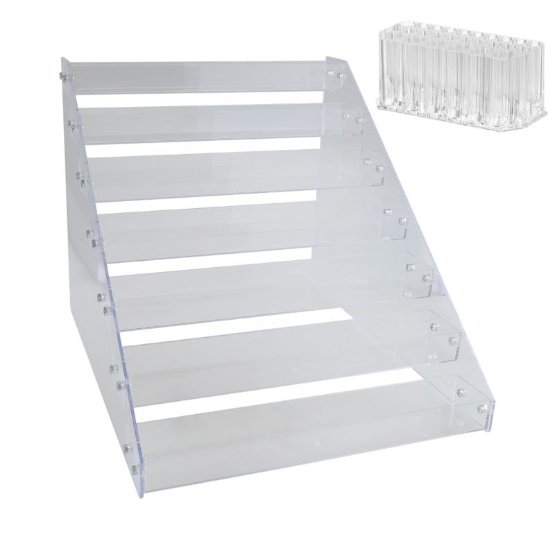

Acrylic Paint Storage Organizers Acrylic Paints and Brushes Organizers 7 Layer Stand for Efficient Tool Storage 1