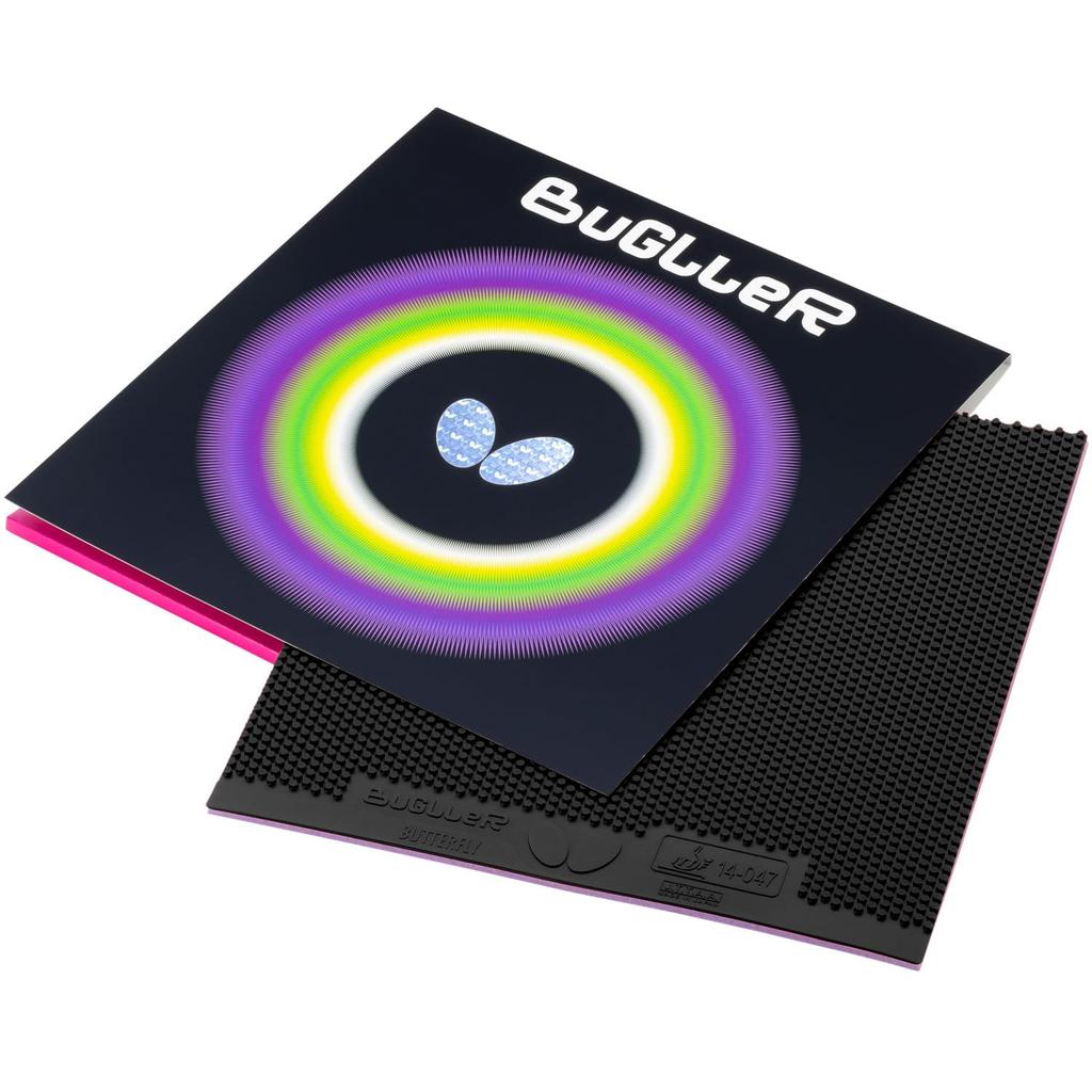 Butterfly Table Tennis Rubber Bugler Black 00470 278 1.7