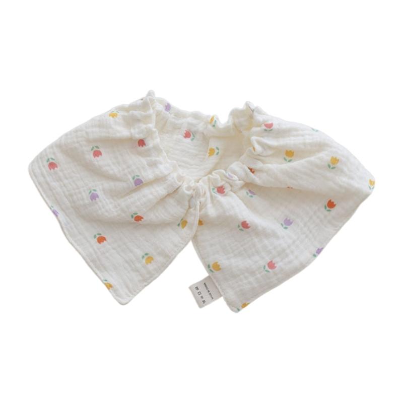 Unisex Baby Cotton Gauze Bibs Soft Breathable Baby Bibs Comfortable & Absorbent Newborns Bibs for Drooling & Teething