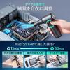 Sanwa Direct Rechargeable Electric Air Dial Stepless Airflow 2 Nozzles Inverted Spray Storage Pouch Compact Blower Duster, USB-C, Switch, Adjustment,