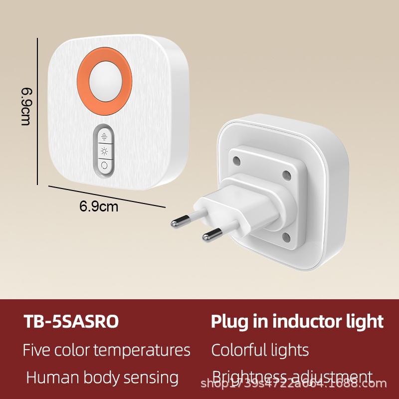 Kabellose Bewegungserkennung Nachtlampe Intelligenter Bewegungssensor Nachtlicht LED Dimmbar Ultra-Leise für Schlafzimmer Flur Badezimmer