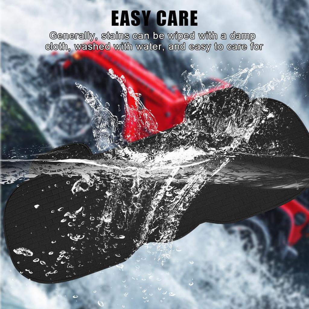 Car Back Seat Cover, Anti-Slip Long Vehicle Rear Bench Protectors With Storage Pocket, Breathable Comfortable Auto Interior Seating Bottom Protection