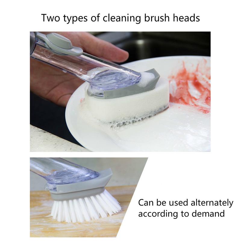 Home Portable Automatic Liquid Filling Decontamination Bowl Brush Protect Hand Sponge Head Cleaning