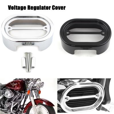 Motorcycle Voltage Regulator Cover Protector Chin Spoiler ABS Plastic For Harley Softail 01-17 Breakout Fat Boy Slim Heritage