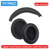 YAYINCC Replacement Cooling Gel Earpads Silicone Zipper Head Beam Protective Cover for Anker Soundcore Life Q30 Headphone