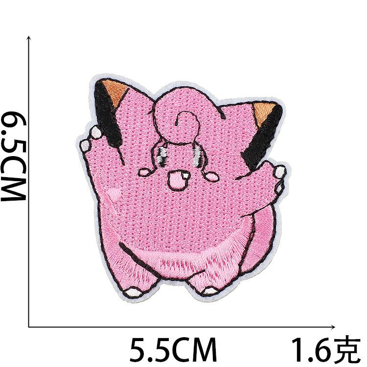 

Наклейка на тканину з вишивкою мультфільму Pokémon Наклейка-патч Pokemon Комп ютерна вишивка Наклейка з вишивкою Хлопчик Marvel