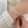 Korean Freshwater Pearl & Sterling Silver Bracelet for Women – High-Gloss, Versatile, and Elegant Hand Jewelry