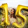 1 Pcs, Large Golden Balloon Number, Birthday Party Decoration Scene Aluminum Film Balloon