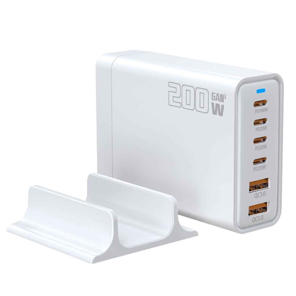 200W GaN Multi-Port Charger, 100W PD Fast Charging for DJI Drones, Universal Multi-Function Fast Charge Adapter.