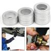14mm Aluminum Oil Drain Plug Crush Washer Set Non-Slip for Lasting Sealing Car Exterior Accessories for Oil Change Compatible