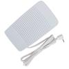 White Sewing Machine Foot Pedal Plastic Single Hole Foot Pedal  Professional Sewing