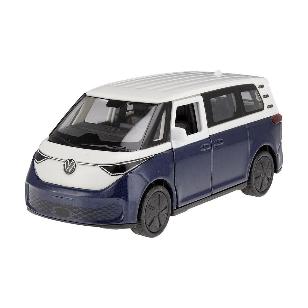 Model 1:34, VW ID BUZZ, wit en donkerblauw
