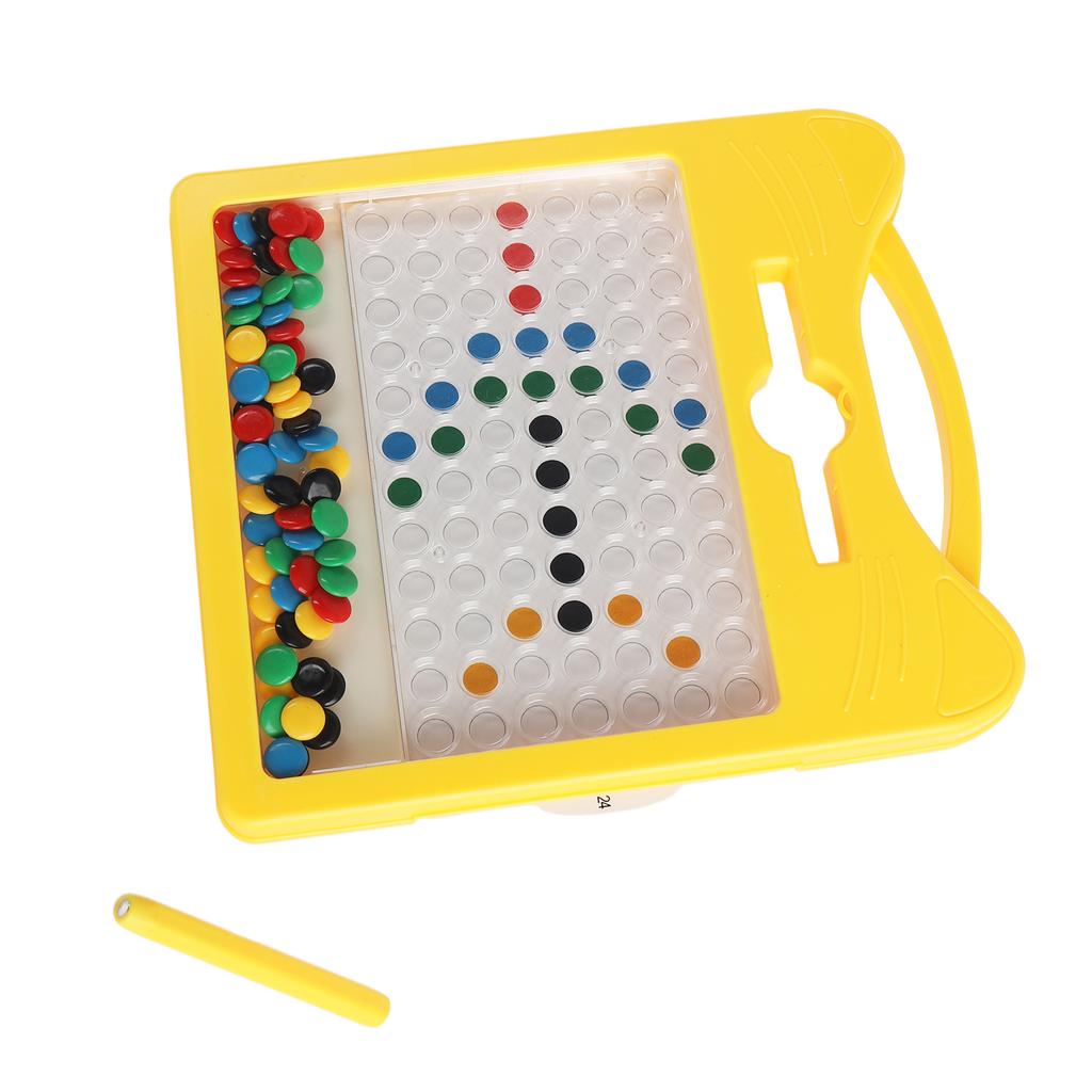 Magnetic Drawing Board Plastic Educational Cat Shape Magnetic Dot Art Toy for Kids Children