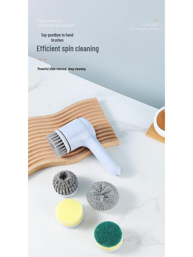 Cordless Electric Cleaning Brush for Kitchen, Bathroom, and Shoes – Multifunctional Handheld Gadget