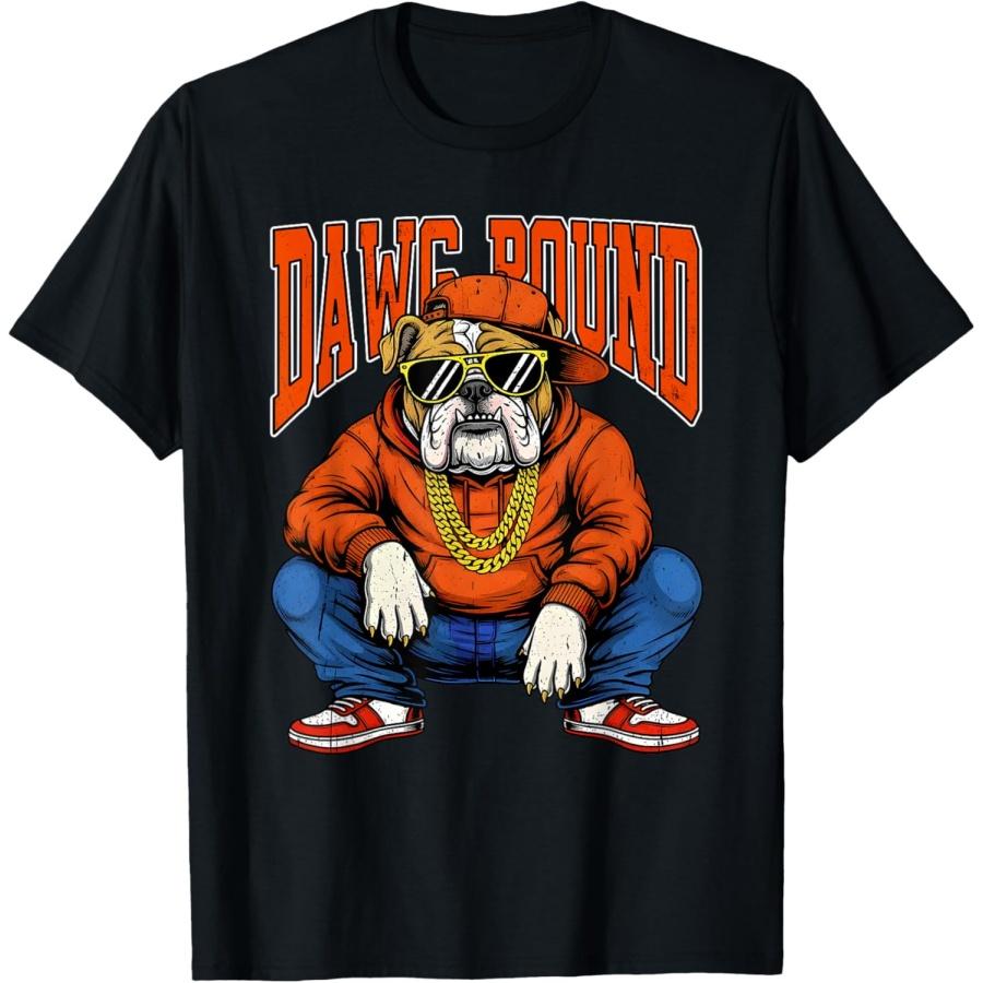 Vintage Cleveland Hoodfang Retro Bulldog Love Animal T-Shirt XXXXXL
