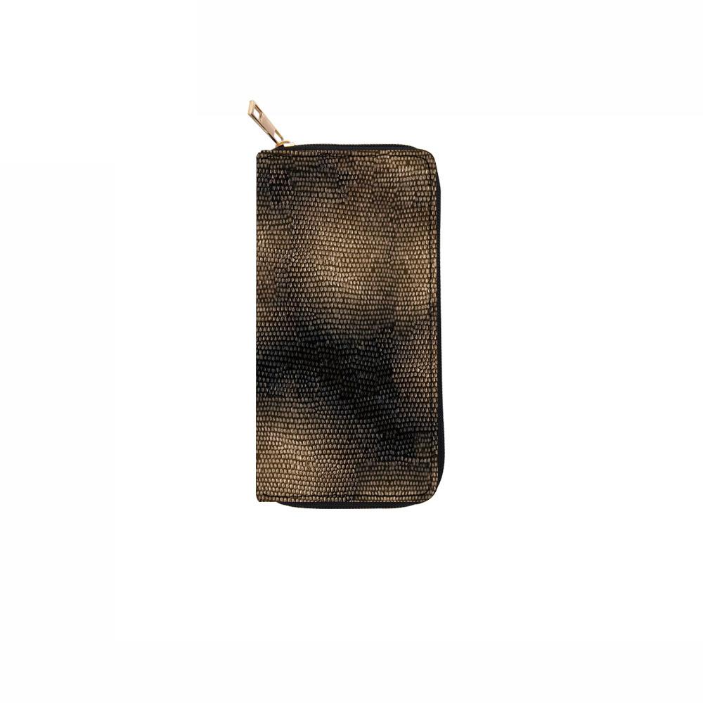 

Поколение новый змеиный принт леопардовый принт длинный кошелек на молнии клатч цифровая модель