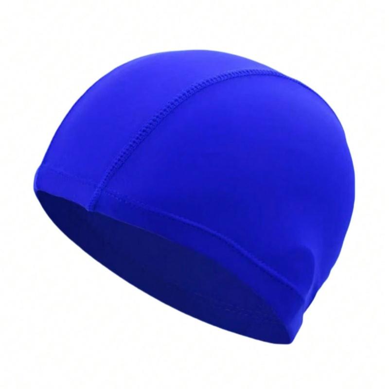 Swimming cap, high elasticity, comfortable and breathable adult universal solid color swimming cap