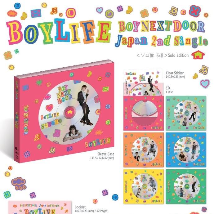 BOYNEXTDOOR [BOYLIFE] Japan 2. Single SOLO JACKET Edition