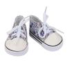 1 paire de chaussures de poupée Mini BJD 7,5 cm baskets de poupée baskets chaussures chaussures de poupée chaussures en toile bricolage
