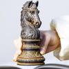 Horse Head Figurine Creative Design Chinese Sculpture Good Fortune