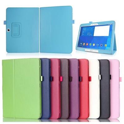 Deksel til Samsung Galaxy Tab 4 10,1" SM T530/T531/T535 pu skinnstativ beskytter nettbrettetui Smart wake