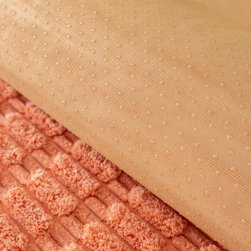 Plush Sofa Cushion, Non-Slip, Universal In All Seasons, High-End Seat Cushion, Simple Solid Color  New Sofa Cover Cover Towel