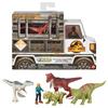 Mattel Jurassic World New Dominion Mini Figure Multi-Pack (with Limited Edition Carnotaurus) 4 Dinosaurs + 1 Human, Total 5 Figures [3