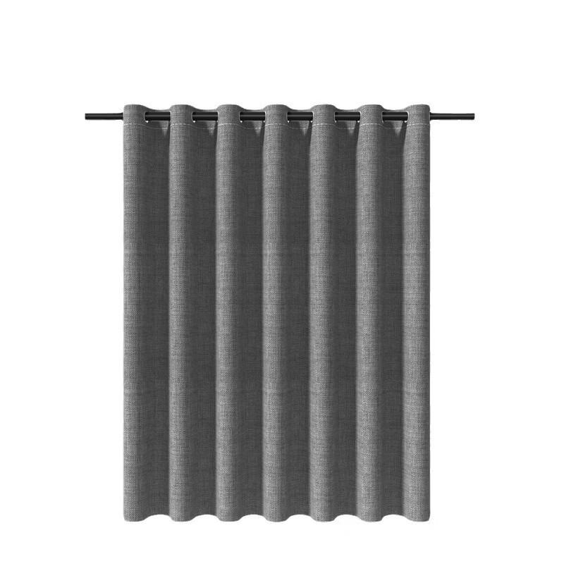 Pine Green Printed Shower Curtain with Telescopic Rod