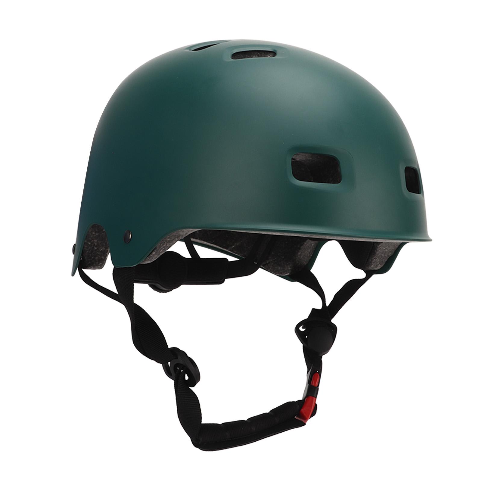 

Cycling Helmet Safety Helmet Ventilation Adjustable Adults Helmets for Skating Riding Teenagers Green L